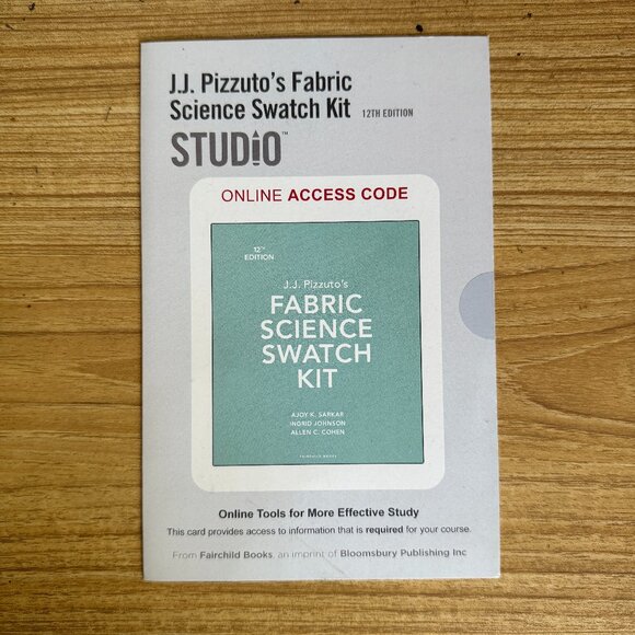 J.J. Pizzuto's Fabric Science & Swatch kit 12th edition (Only Access Code Card) - Picture 1 of 2
